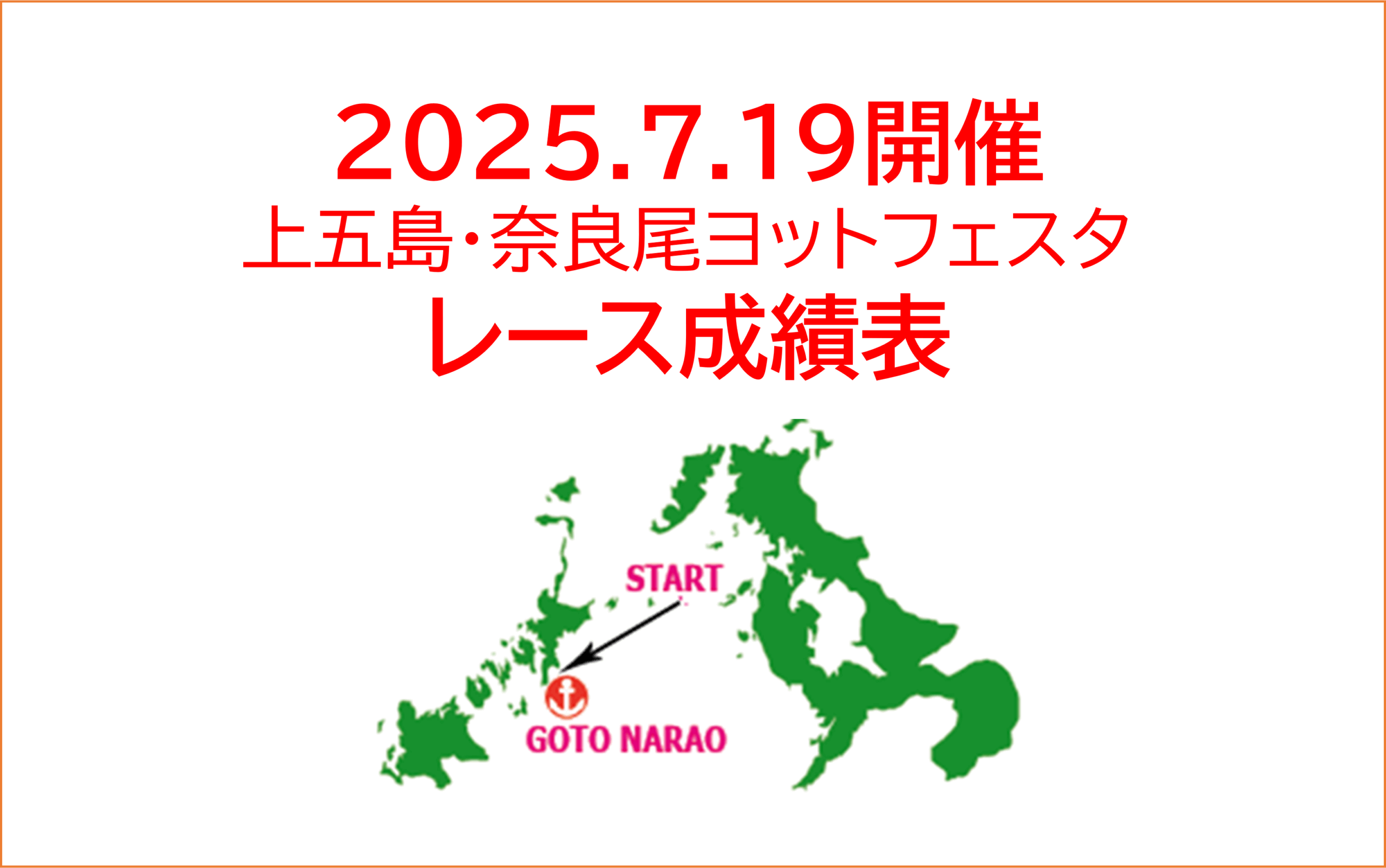 奈良尾ヨットフェスタ2025_レース成績表
